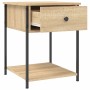 Mesitas noche 2 uds madera ingeniería roble Sonoma 44x45x58 cm de vidaXL, Mesitas de noche - Ref: Foro24-825846, Precio: 72,2...