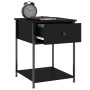 Mesitas de noche 2 uds madera de ingeniería negro 44x45x58 cm de vidaXL, Mesitas de noche - Ref: Foro24-825844, Precio: 74,32...