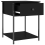 Mesitas de noche 2 uds madera de ingeniería negro 44x45x58 cm de vidaXL, Mesitas de noche - Ref: Foro24-825844, Precio: 74,32...
