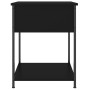 Mesitas de noche 2 uds madera de ingeniería negro 44x45x58 cm de vidaXL, Mesitas de noche - Ref: Foro24-825844, Precio: 74,32...