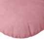 Cojines para asiento 2 pcs Rosa Ø 80 x 29 cm Terciopelo en Decoración | Comprar online en Foru.es