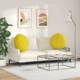Cojines para asiento 2 pcs Amarillo Ø 80 x 29 cm Terciopelo en Decoración | Comprar online en Foru.es
