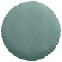 Cojines para asiento 2 pcs Verde Mar Ø 40 x 13 cm Terciopelo en Decoración | Comprar online en Foru.es