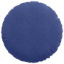 Cojines para asiento 2 pcs Azul Policía Ø 40 x 13 cm Terciopelo en Decoración | Comprar online en Foru.es