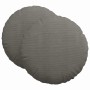 Cojines para asiento 2 pcs Gris Claro Ø 80 cm Tela de pana en Decoración | Comprar online en Foru.es