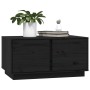 Mesa de centro madera maciza de pino negro 80x50x40 cm de vidaXL, Mesas de centro - Ref: Foro24-814423, Precio: 68,35 €, Desc...