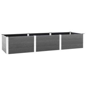 Arriate de jardín WPC gris 300x100x54 cm de vidaXL, Maceteros y jardineras - Ref: Foro24-318101, Precio: 483,94 €, Descuento: %