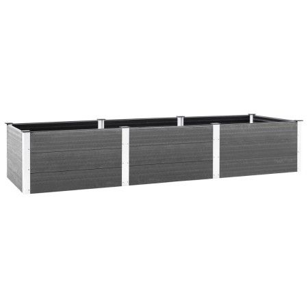 Arriate de jardín WPC gris 300x100x54 cm de vidaXL, Maceteros y jardineras - Ref: Foro24-318101, Precio: 483,94 €, Descuento: %