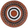 Mesa de bistro terraza mosaico terracota y blanco 60 cm de vidaXL, Mesas de jardín - Ref: Foro24-41534, Precio: 88,46 €, Desc...