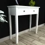 Dressing table console table with two white drawers by vidaXL, Side tables - Ref: Foro24-241145, Price: 124,15 €, Discount: %