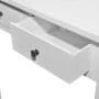 Konsolen-Schminktisch mit zwei weißen Schubladen von vidaXL, Seitentische - Ref: Foro24-241145, Preis: 124,15 €, Rabatt: %