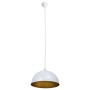 Lámpara de techo 2 uds altura ajustable semiesférica blanca de vidaXL, Lámparas - Ref: Foro24-241114, Precio: 59,56 €, Descue...