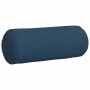 Cojines Bolster 2 pcs Azul Ø 15 x 40 cm tela en Decoración | Comprar online en Foru.es