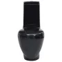 Inodoro redondo de cerámica flujo hacia abajo negro de vidaXL, Baños - Ref: Foro24-3059889, Precio: 263,77 €, Descuento: %