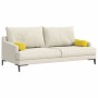 Cojines Bolster 2 pcs Amarillo Claro Ø 15 x 40 cm tela en Decoración | Comprar online en Foru.es