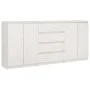 Armario auxiliar 3 unidades madera maciza de pino blanco de vidaXL, Aparadores - Ref: Foro24-3094813, Precio: 319,29 €, Descu...