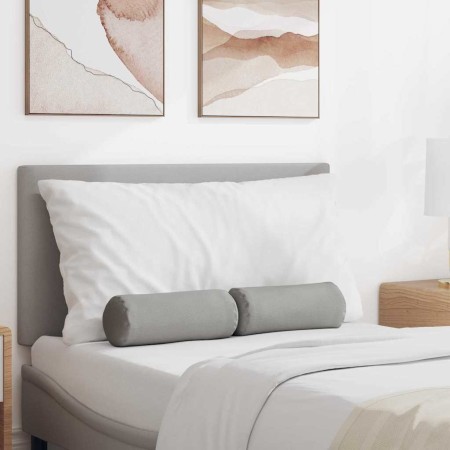Cojines Bolster 2 pcs Gris Nube Ø 15 x 40 cm tela en Decoración | Comprar online en Foru.es
