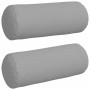 Cojines Bolster 2 pcs Gris Nube Ø 15 x 40 cm tela en Decoración | Comprar online en Foru.es