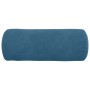 Cojines Bolster 2 pcs Azul Ø 15 x 40 cm Tela de pana en Decoración | Comprar online en Foru.es