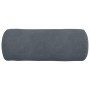 Cojines Bolster 2 pcs Gris oscuro Ø 15 x 40 cm Tela de pana en Decoración | Comprar online en Foru.es