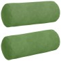 Cojines Bolster 2 pcs Verde claro Ø 15 x 40 cm Tela de pana en Decoración | Comprar online en Foru.es