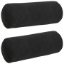 Cojines Bolster 2 pcs Negro Ø 15 x 40 cm Tela de pana en Decoración | Comprar online en Foru.es