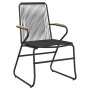 Juego de comedor de jardín 5 piezas ratán PVC negro de vidaXL, Conjuntos de jardín - Ref: Foro24-3060268, Precio: 329,35 €, D...