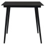 Juego de comedor de jardín 5 piezas ratán PVC negro de vidaXL, Conjuntos de jardín - Ref: Foro24-3060268, Precio: 329,35 €, D...