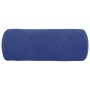 Cojines Bolster 2 pcs Azul Policía Ø 15 x 40 cm Tela de pana en Decoración | Comprar online en Foru.es