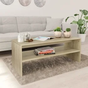 Sonoma oak plywood coffee table 100x40x40 cm by vidaXL, Coffee table - Ref: Foro24-800129, Price: 52,02 €, Discount: %