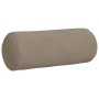 Cojines Bolster 2 pcs Taupé Ø 15 x 40 cm Tela de microfibra en Decoración | Comprar online en Foru.es