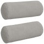 Cojines Bolster 2 pcs Gris Claro Ø 15 x 40 cm en Decoración | Comprar online en Foru.es