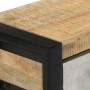 Mesa consola madera maciza de mango rugosa 110x30x76 cm de vidaXL, Mesas auxiliares - Ref: Foro24-351619, Precio: 218,20 €, D...