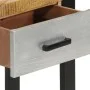 Mesa consola madera maciza de mango rugosa 110x30x76 cm de vidaXL, Mesas auxiliares - Ref: Foro24-351619, Precio: 214,88 €, D...