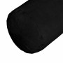Cojines Bolster 2 pcs Negro Ø 15 x 40 cm Tela de microfibra en Decoración | Comprar online en Foru.es