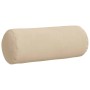 Cojines Bolster 2 pcs Crema Ø 15 x 40 cm Tela de microfibra en Decoración | Comprar online en Foru.es
