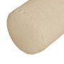 Cojines Bolster 2 pcs Crema Ø 15 x 40 cm Tela de microfibra en Decoración | Comprar online en Foru.es