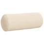 Cojines Bolster 2 pcs Beige Ø 15 x 40 cm Tela de microfibra en Decoración | Comprar online en Foru.es