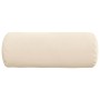 Cojines Bolster 2 pcs Beige Ø 15 x 40 cm Tela de microfibra en Decoración | Comprar online en Foru.es