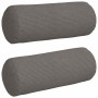 Cojines Bolster 2 pcs Gris Claro Ø 15 x 40 cm Tela de pana en Decoración | Comprar online en Foru.es