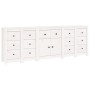Aparador de madera maciza de pino blanco 230 x 35 x 80 cm de vidaXL, Aparadores - Ref: Foro24-3114090, Precio: 404,60 €, Desc...