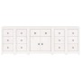 Aparador de madera maciza de pino blanco 230 x 35 x 80 cm de vidaXL, Aparadores - Ref: Foro24-3114090, Precio: 404,60 €, Desc...