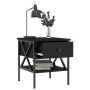 Mesita de noche madera de ingeniería negro 40x42x45 cm de vidaXL, Mesitas de noche - Ref: Foro24-825953, Precio: 50,66 €, Des...