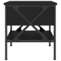 Mesita de noche madera de ingeniería negro 40x42x45 cm de vidaXL, Mesitas de noche - Ref: Foro24-825953, Precio: 50,66 €, Des...