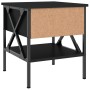 Mesita de noche madera de ingeniería negro 40x42x45 cm de vidaXL, Mesitas de noche - Ref: Foro24-825953, Precio: 50,66 €, Des...
