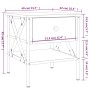 Mesita de noche madera de ingeniería negro 40x42x45 cm de vidaXL, Mesitas de noche - Ref: Foro24-825953, Precio: 50,66 €, Des...