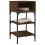 Mesita noche 2 uds madera ingeniería marrón roble 35x34,5x70 cm de vidaXL, Mesitas de noche - Ref: Foro24-825892, Precio: 42,...