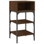 Mesita noche 2 uds madera ingeniería marrón roble 35x34,5x70 cm de vidaXL, Mesitas de noche - Ref: Foro24-825892, Precio: 42,...