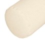 Cojines Bolster 2 pcs Crema Ø 15 x 40 cm Tela de pana en Decoración | Comprar online en Foru.es