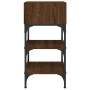 Mesita noche 2 uds madera ingeniería marrón roble 35x34,5x70 cm de vidaXL, Mesitas de noche - Ref: Foro24-825892, Precio: 42,...
